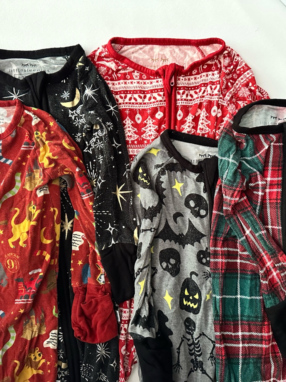 5 Zippies - lot of bamboo Little Sleepies (6-12 months) Harry Potter, holidays